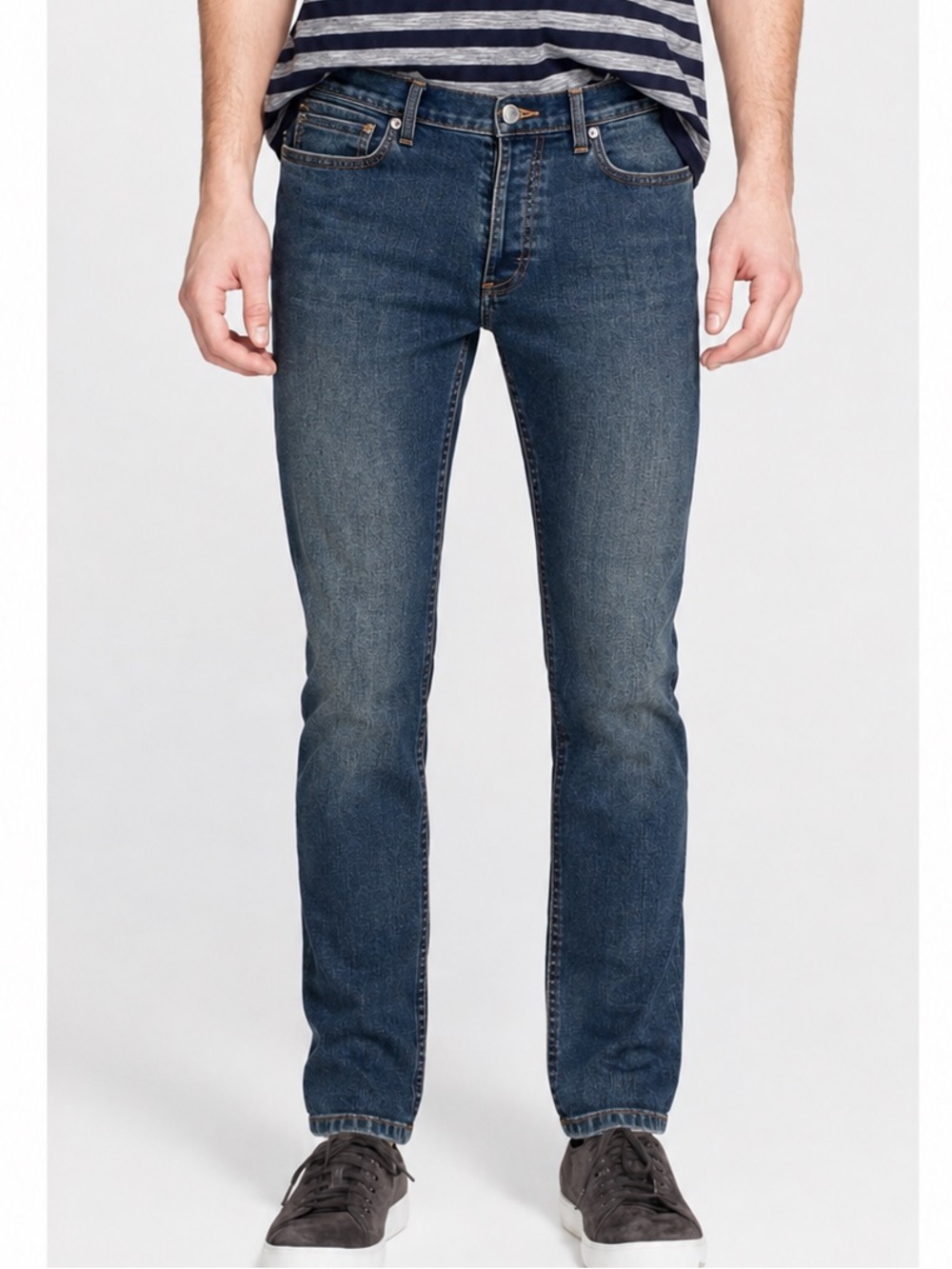 A.P.C. Petit Standard Men's Jeans Size 29 Medium Wash Indigo Slim Straight Denim